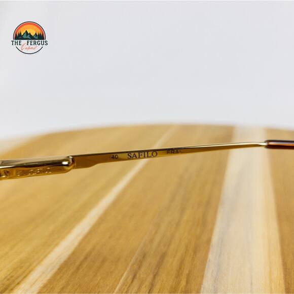 VTG Safilo ELASTA Italy Eyeglass Frames Tortoise Aviator 56[]16 / 5-5 / 3714A/N - Picture 11 of 11